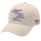 Retro America Courage Freedom Diversity Rights Kindness Justice Equality Print Baseball Cap