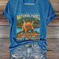 Women's Protect National Parks Print V-Neck T-Shirt