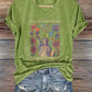 Women's Statue of Liberty Print Casual T-Shirt