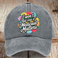 Retro I Won't Get Over It Medicaid Matters Print Baseball Cap