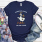 Women's Christian Goose  On The Loose Pattern Round-Neck T-Shirt
