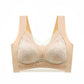 BRA FOR YOU®WIRELESS COMFORT חזיית פוש אפ תחרה משי (קנה 1 וקבל 2 בחינם)