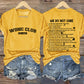 V-Neck Retro Funny WDNC Club Menopause Perimenopause Print T-Shirt