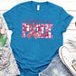 Women's Vintage In October We Wear Pink  Pattern Round-Neck T-Shirt