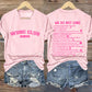V-Neck Retro Funny WDNC Club Menopause Perimenopause Print T-Shirt