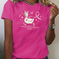 Women's I Wear  Pink For My Mom  Print Casual T-shirt