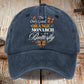 Retro The Only Good Orange Monarch Is A Butterfly Print Baseball Cap