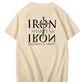 Brothers In Christ  Pattern  Print 100%Cotton T-Shirt