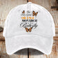 Retro The Only Good Orange Monarch Is A Butterfly Print Baseball Cap