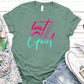 Women's But God Pattern Round-Neck T-Shirt