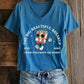 Women's “The Big Beautiful Breakup ,I Wish Them Both The Worst” V-neck T-shirt