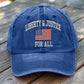 Liberty and Justice For All Print Hat
