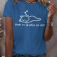 Retro Wake Me Up When It's 2029 FDT Print T-Shirt