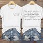 Retro Love Like Jesus Dear Person Behind Me Print T-Shirt