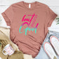 Women's But God Pattern Round-Neck T-Shirt