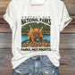 Women's Protect National Parks Print V-Neck T-Shirt
