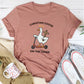 Women's Christian Goose  On The Loose Pattern Round-Neck T-Shirt