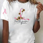 Women's Faith Over Fear  Print Casual T-shirt