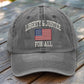 Liberty and Justice For All Print Hat
