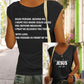 Women's Love Like Jesus Print Casual Vest