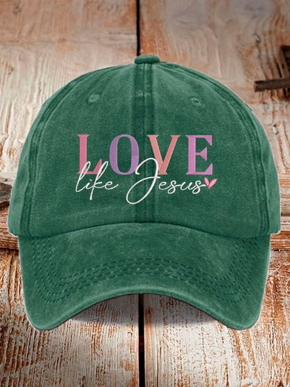 Unisex Love Like Jesus  Baseball Cap