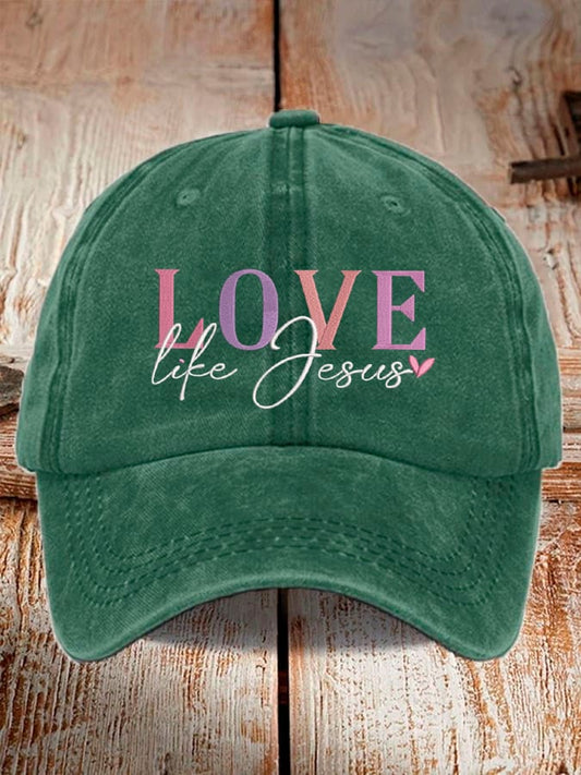 Unisex Love Like Jesus  Baseball Cap