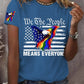 Women's We The People Means Everyone Print Round Neck T-Shirt