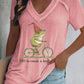 Women's Off To Cause A Kerfuffle Printed Casual T-Shirt