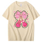In October Breast Cancer Pattern100% Cotton T-Shirt