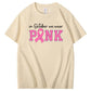 In October We Wear Pink Pattern100% Cotton T-Shirt