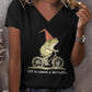 Women's Off To Cause A Kerfuffle print casual t-shirt