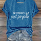 Women's not perfect, just FORGIVEN  Print Caasual T-shirt