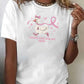 Women's I Wear  Pink For My Mom  Print Casual T-shirt