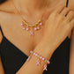 AIDS Breast Prevention Badge Necklace