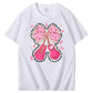 In October Breast Cancer Pattern100% Cotton T-Shirt