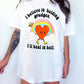 I Believe In Holding Grudges I'll Heal In Hell Unisex Tee