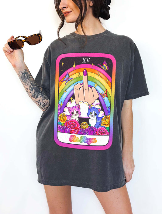 The Finger Tarot Card Tee