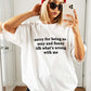 Sorry For Being So Sexy and Funny Tee – Oversized White Graphic Shirt