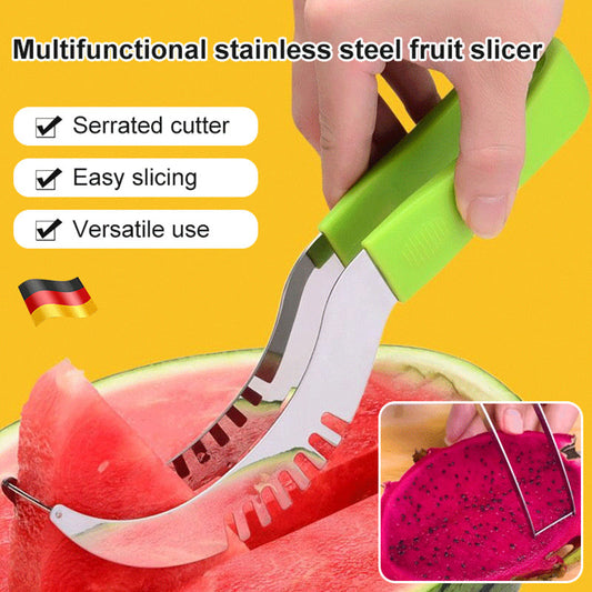 🍉🔪חותך פירות מנירוסטה רב תכליתי