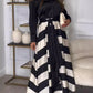 Elegant Printed Strap Dress-2024 Autumn New Style