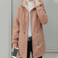 Warm and thick imitation lambswool coat for women