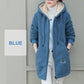 Warm and thick imitation lambswool coat for women