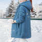 Warm and thick imitation lambswool coat for women