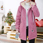 Warm and thick imitation lambswool coat for women