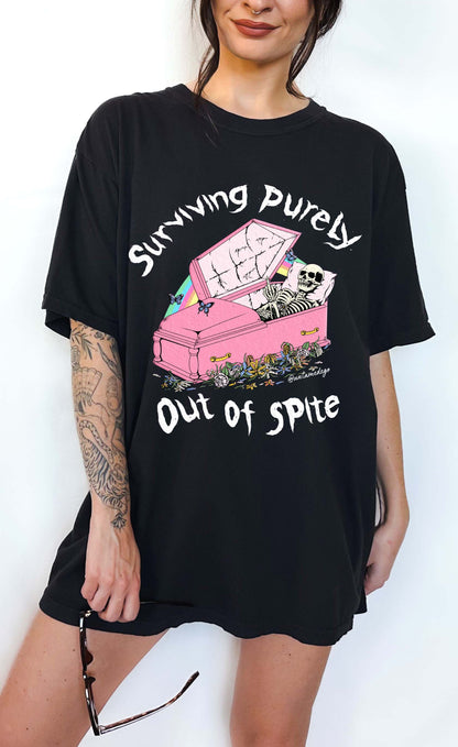 Surviving Purely Out Of Spite Tee